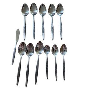 Interpur INR3 Lot Of 11 Spoons And Butter Spreader In Original Box Korea